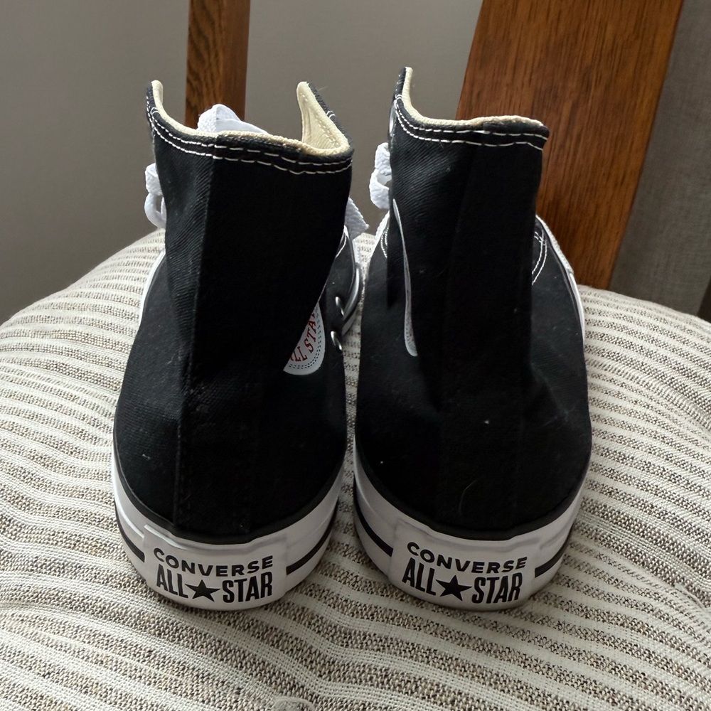 Converse Classic Black and White High-Tops - Picture 5 of 7